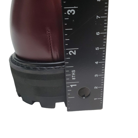 New Aquatalia Mens Shoes Ira Italian Leather Waterproof Boots 9.5M Red - Picture 8 of 9